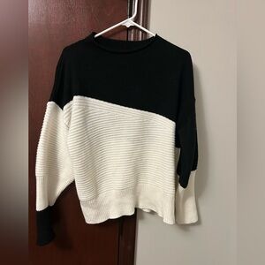 Black and White Women's Sweater